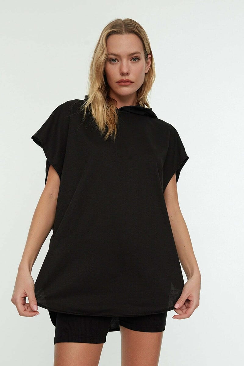 Hooded Knitted Sweatshirt - Hoodies 16