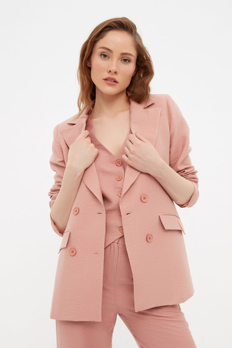 Double Breasted Blazer - Blazers & Coats 33