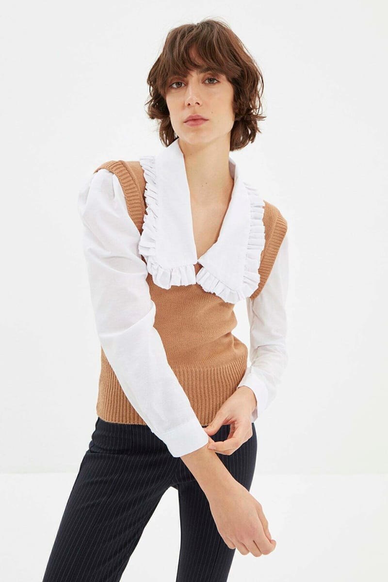 Woven Garni Knitwear Sweater - Sweaters 16