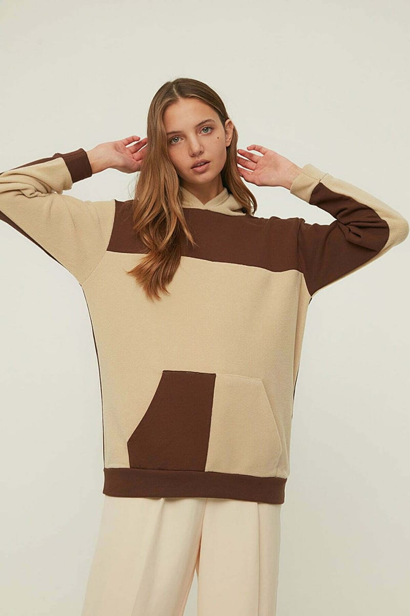 3_org_zoom Colorblock Pocket Detail Hoodies - Hoodies 21