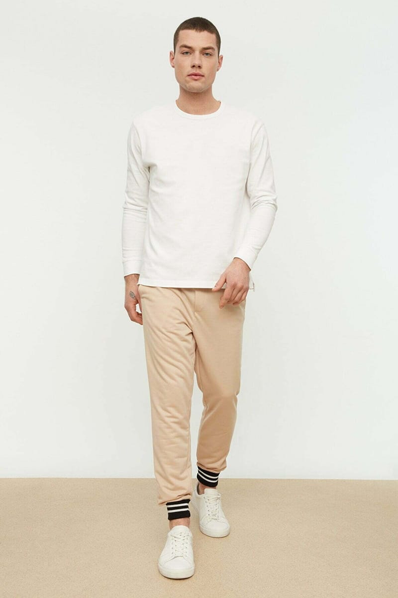 Contrast Cuff Sweatpants - Sweatpants 22