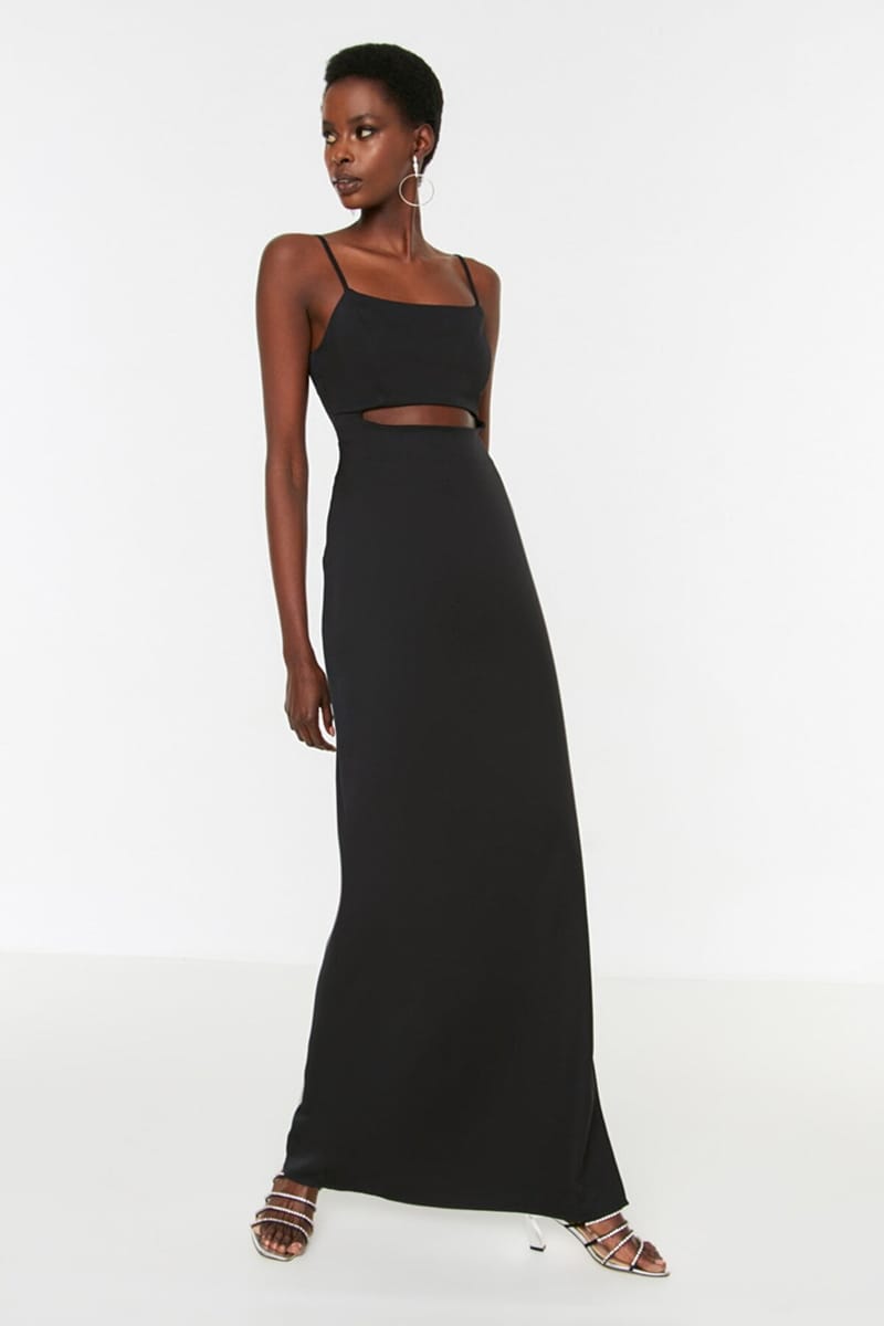 3_org_zoom Side Split Cut Out Detail Dress - Party Dresses 21