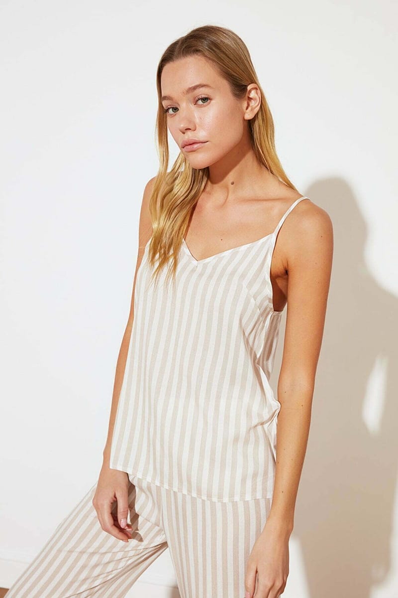 Women's Striped Pyjama Set - Pyjama Sets 18