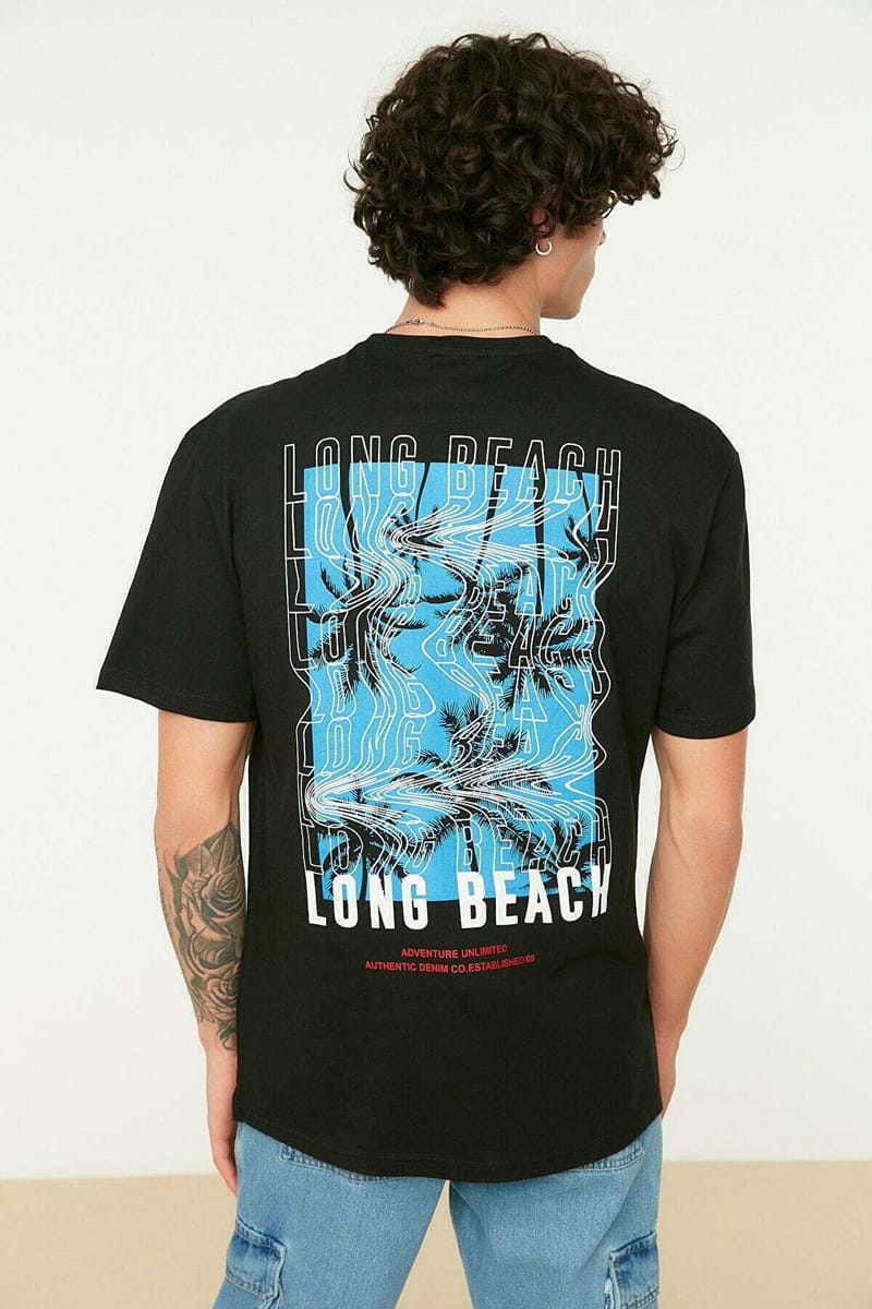 Long Beach Crew Neck T-Shirt - Short Sleeve T-Shirt 16