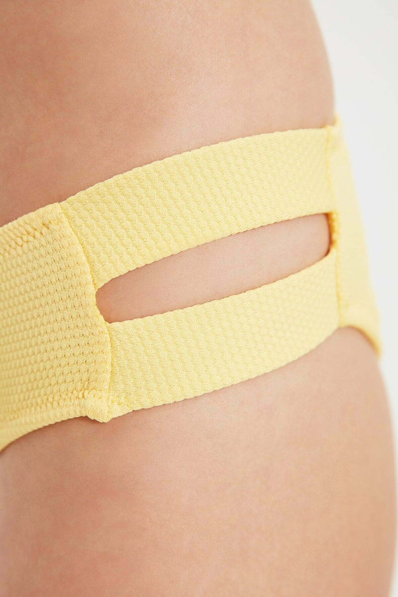 Women's Textured Bikini Bottom - Bikinis 23