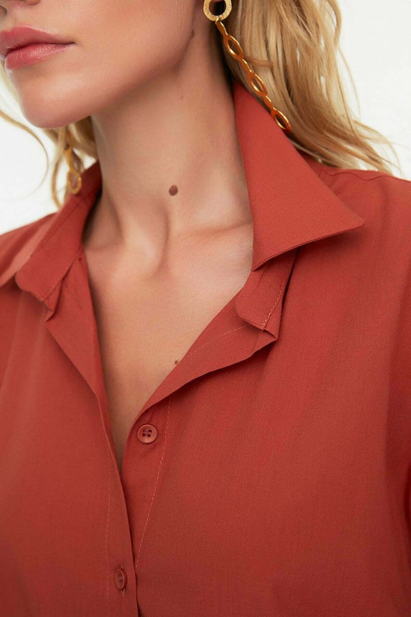 Casual A Line Flare Shirt - Shirts & Blouses 22