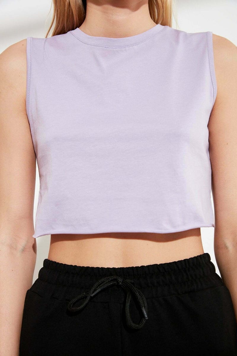 Crop Tank Top & Joggers Set - Co-ord Sets 41