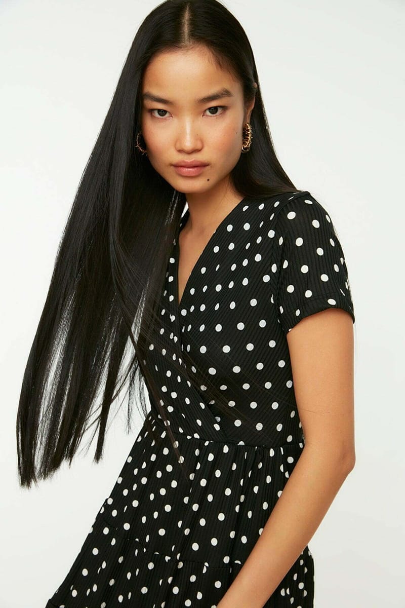 Polka Dot Skater Dress - Mini Dresses 23