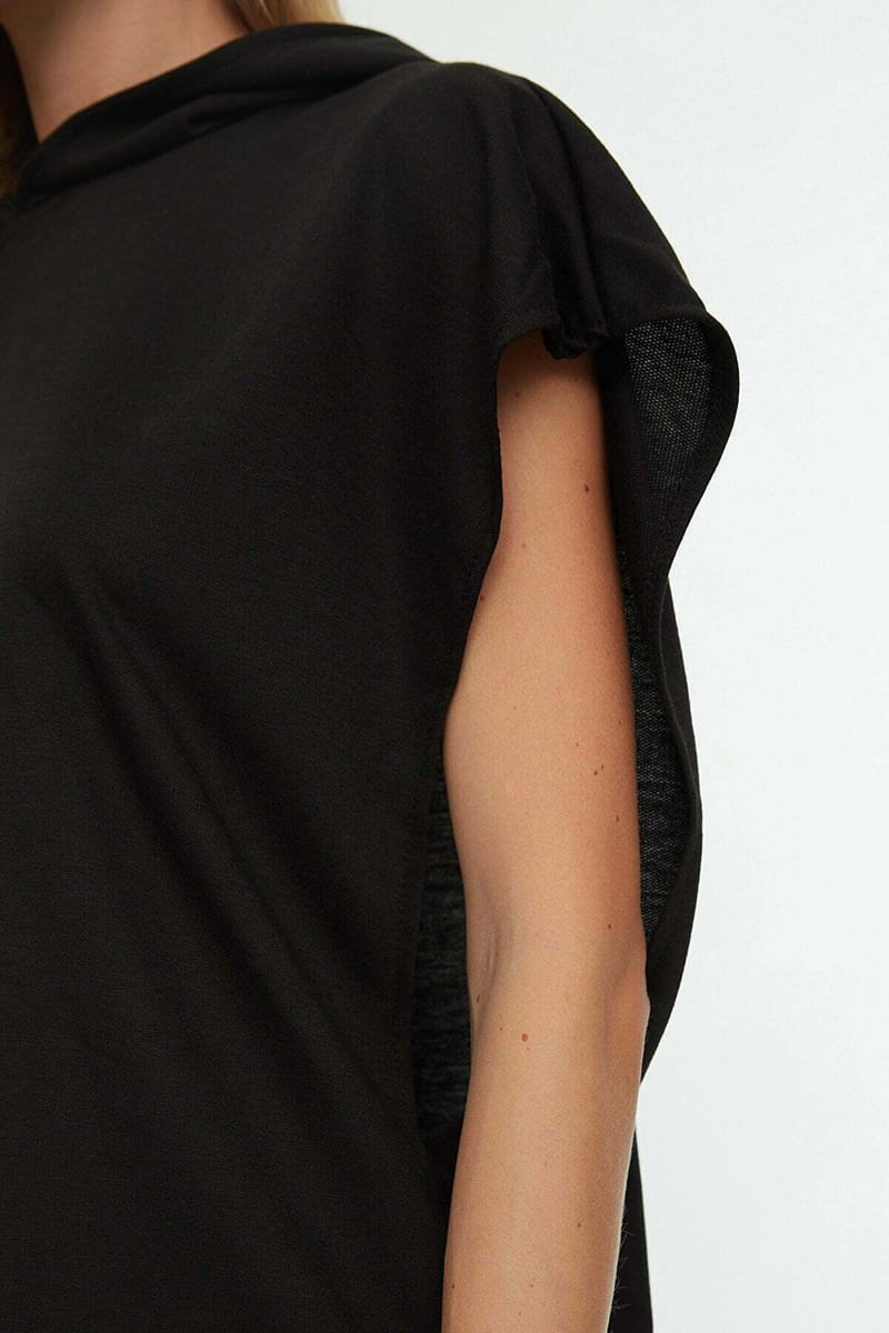 Hooded Knitted Sweatshirt - Hoodies 17