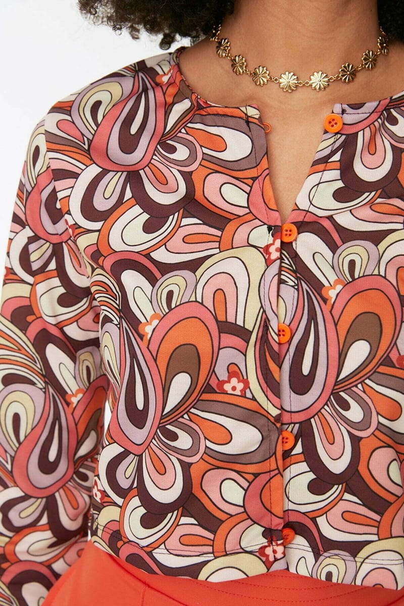 Printed Cropped Jacket - Casual Jackets 30