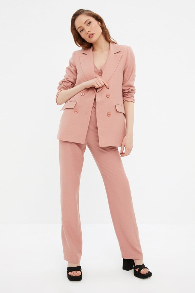 Double Breasted Blazer - Blazers & Coats 34