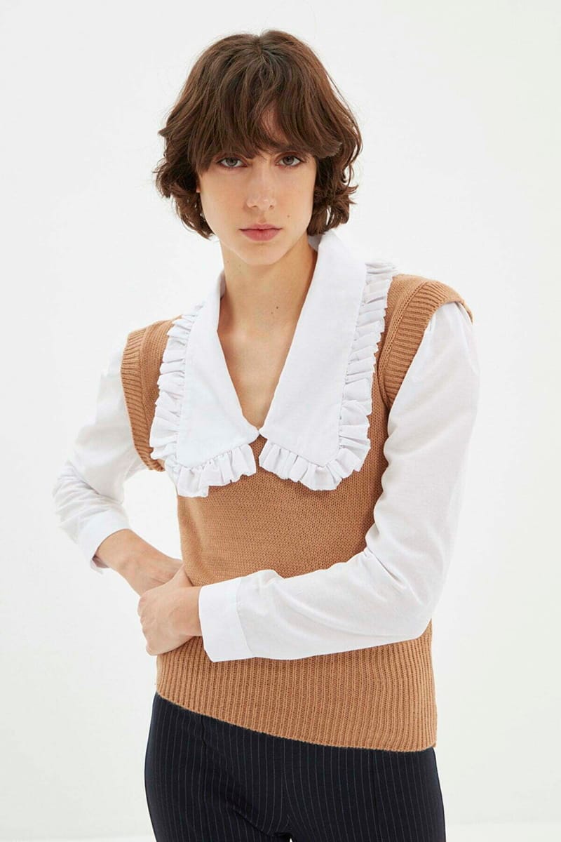 Woven Garni Knitwear Sweater - Sweaters 17