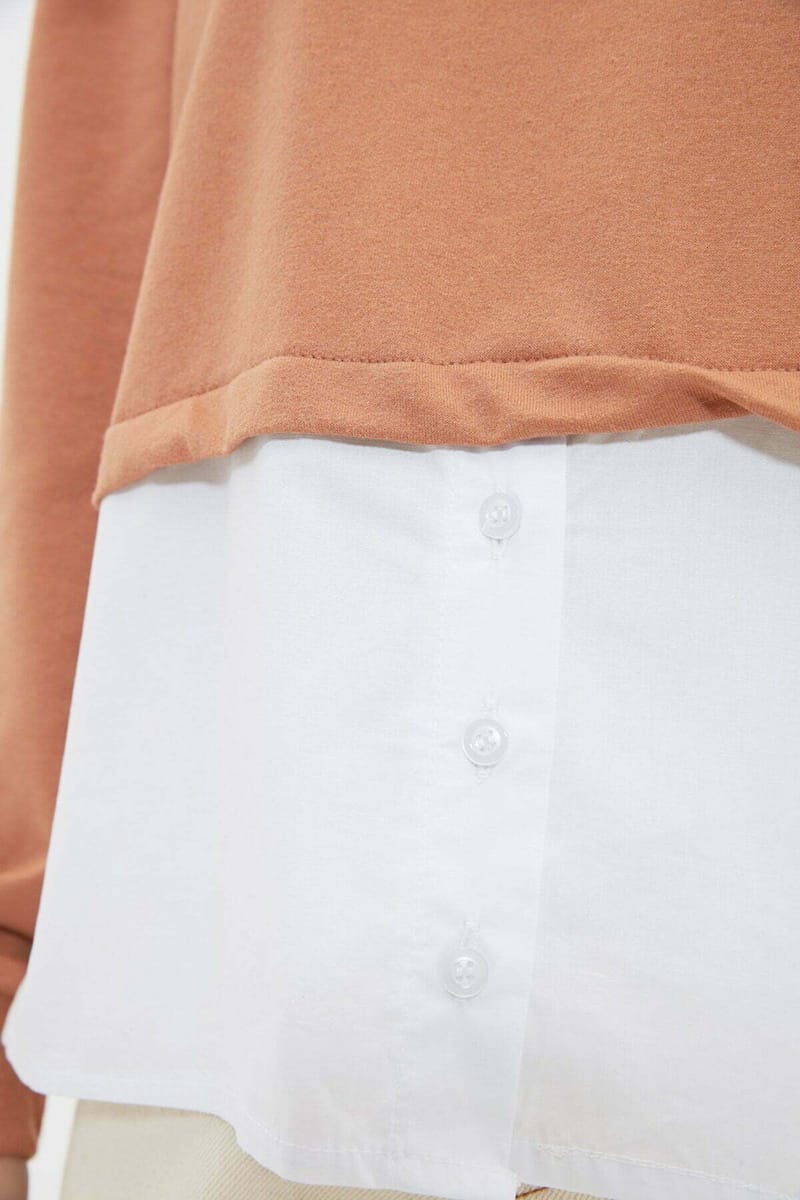 Color Blocked Hooded Sweatshirt - Hoodies 18