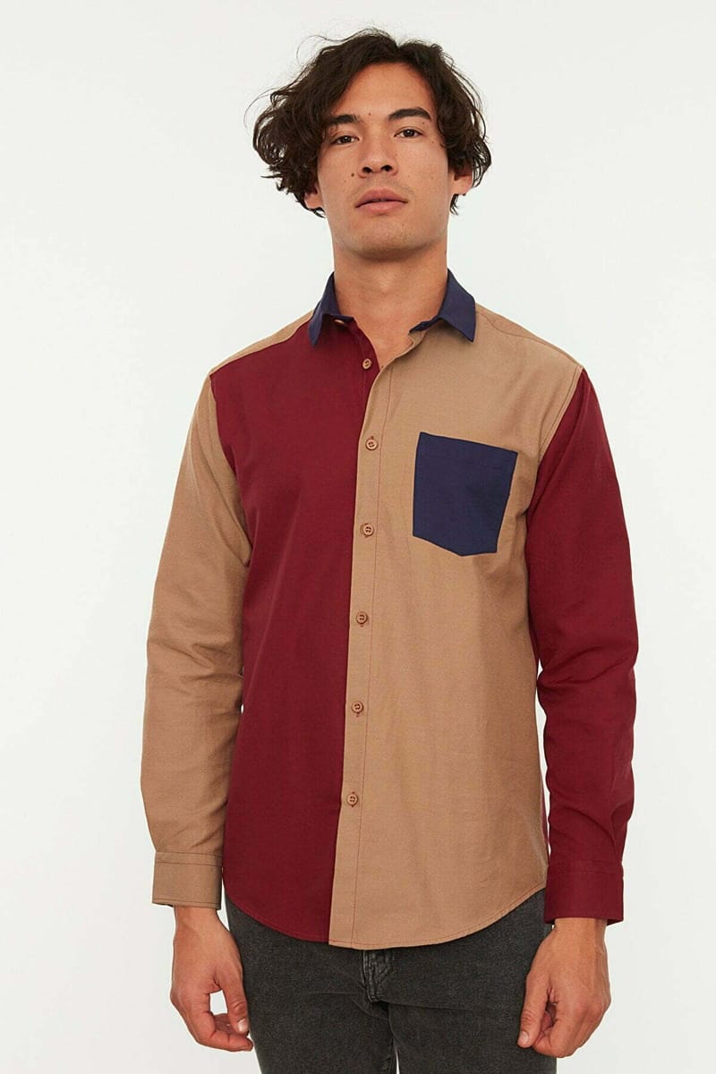 4_org_zoom Color Block Regular Fit Shirt - Long Sleeves Shirts 20
