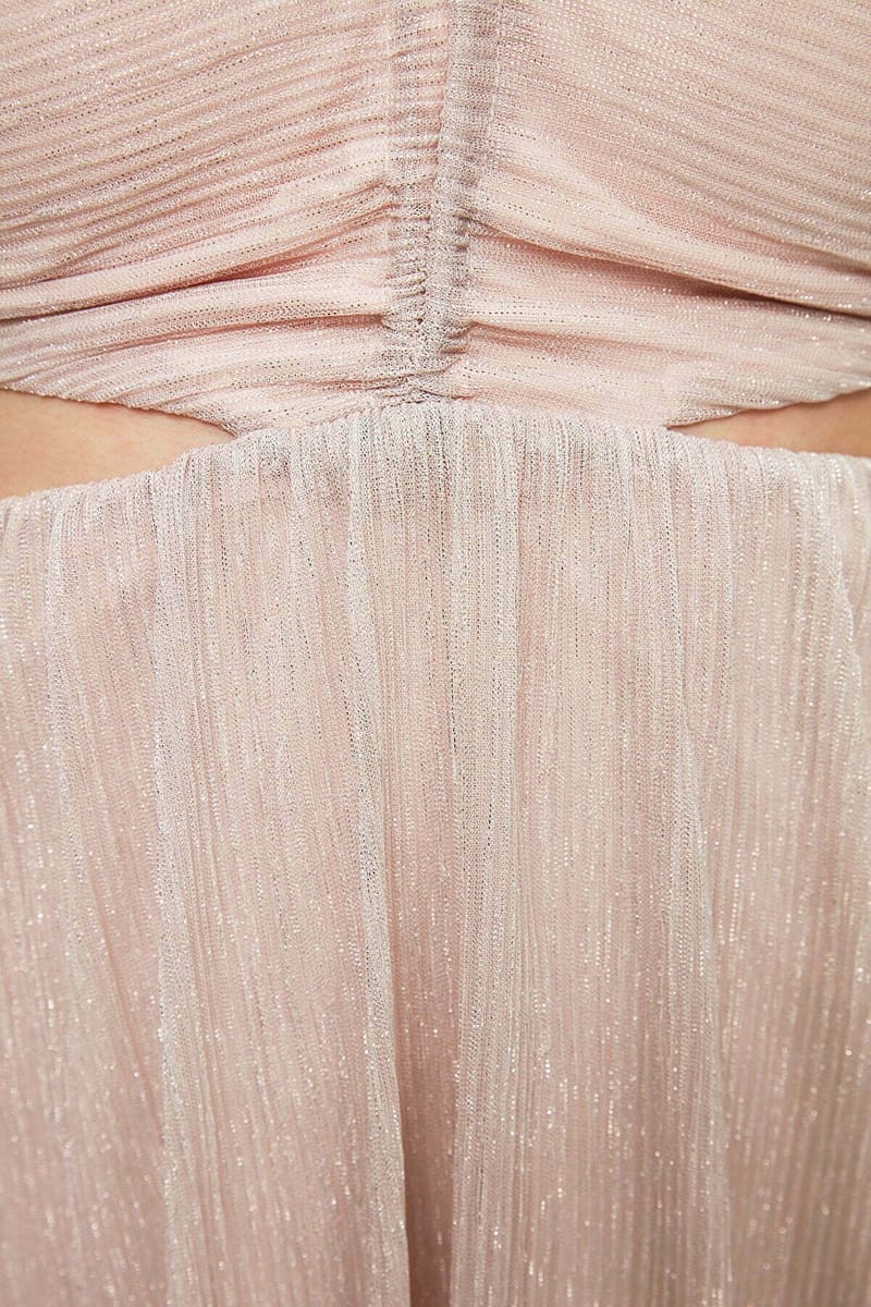 Asymmetric Cut Out Detail Dress - Midi Dresses 18