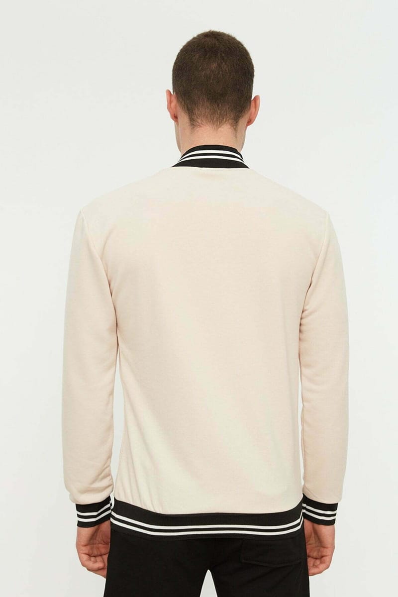 Stripe Detail Sweatshirt - Sweatshirts 24