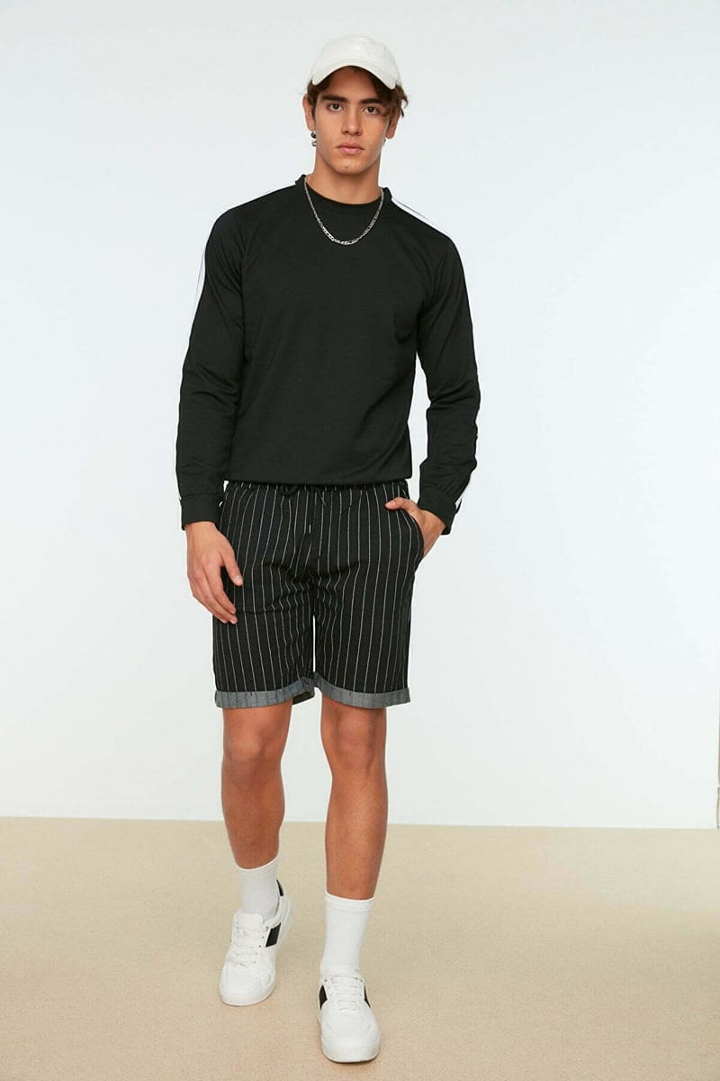 4_org_zoom Striped Drawstring Shorts - Casual Shorts 22