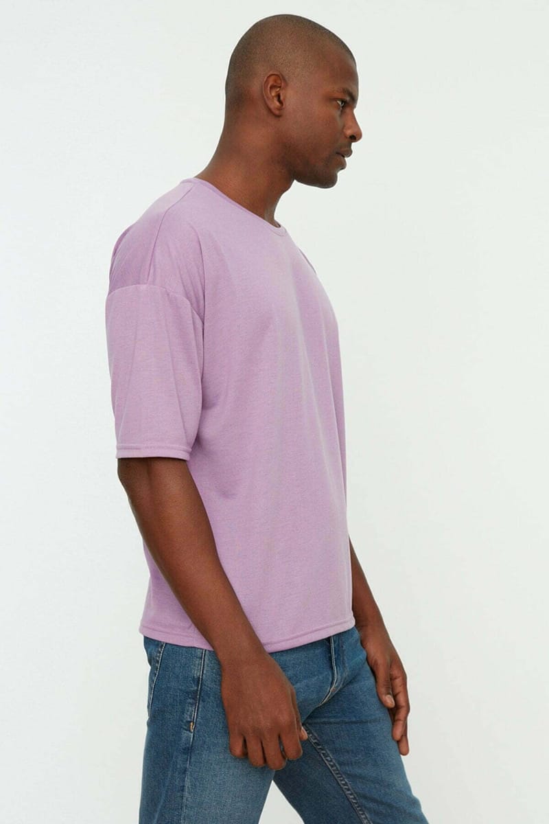 5_org_zoom Men's Crew Neck Oversize Short Sleeve T-Shirt - Short Sleeve T-Shirt 36