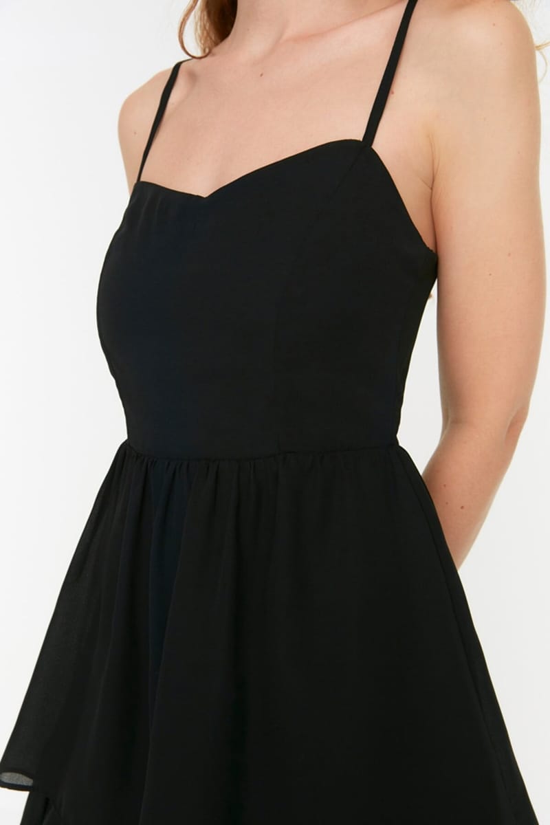 5_org_zoom Strappy Ruffle Detail Layered Dress - Mini Dresses 23