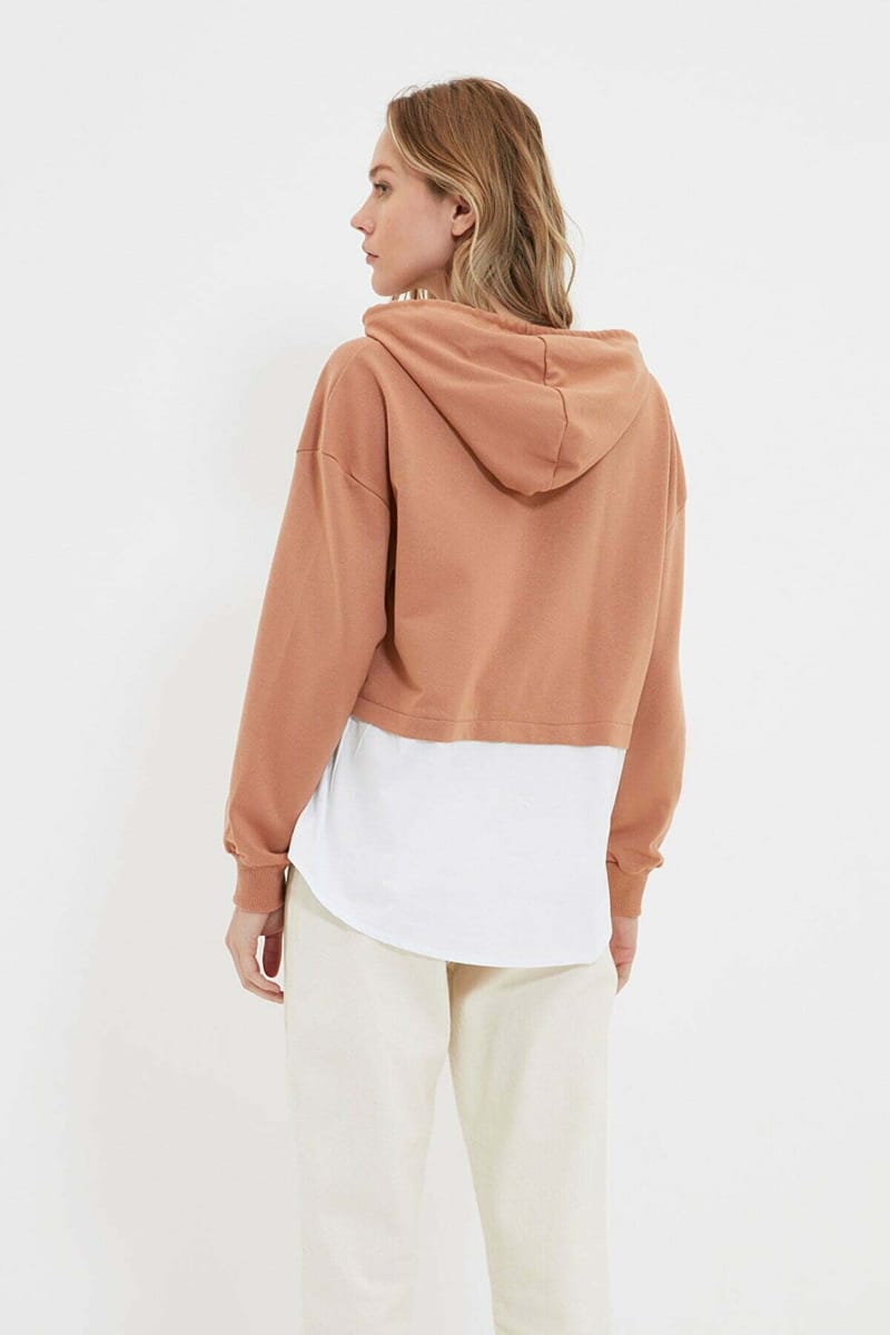 Color Blocked Hooded Sweatshirt - Hoodies 19