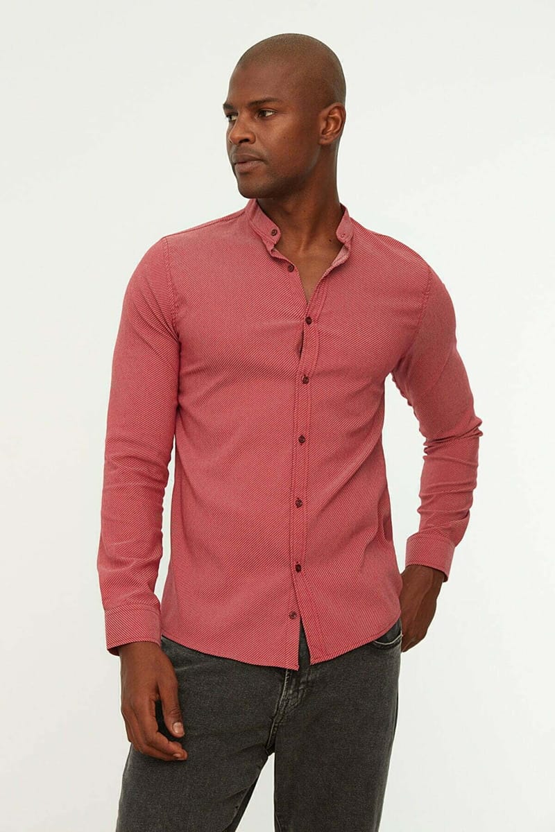 5_org_zoom Slim Fit Classic Collar Long Sleeve Shirt - Long Sleeves Shirts 22