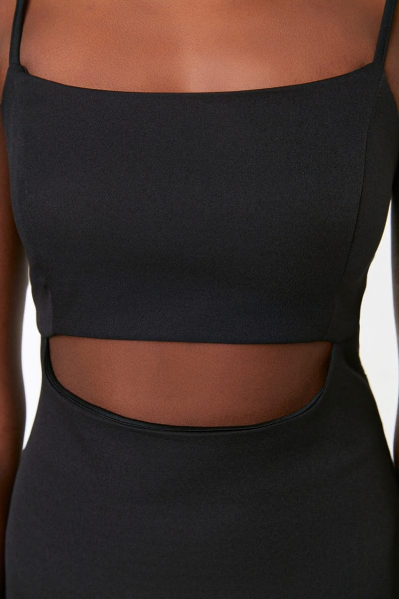 5_org_zoom Side Split Cut Out Detail Dress - Party Dresses 23