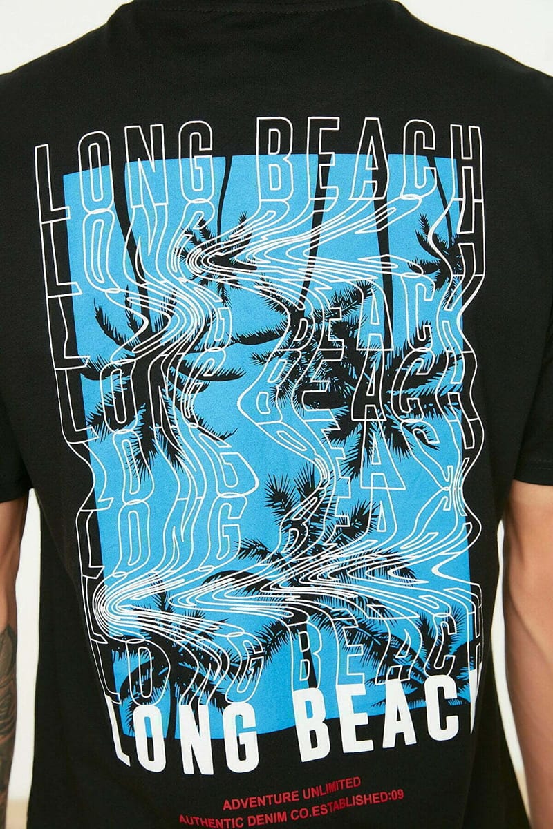 Long Beach Crew Neck T-Shirt - Short Sleeve T-Shirt 19