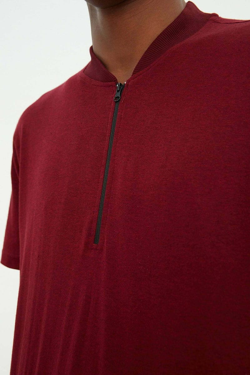 Zipped T-Shirt - Short Sleeve T-Shirt 23