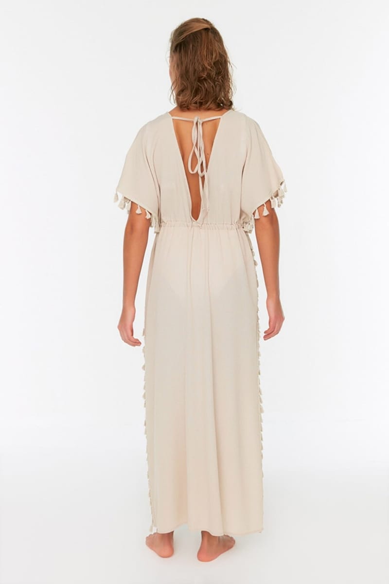 Tasseled Maxi Dress - Maxi Dresses 24