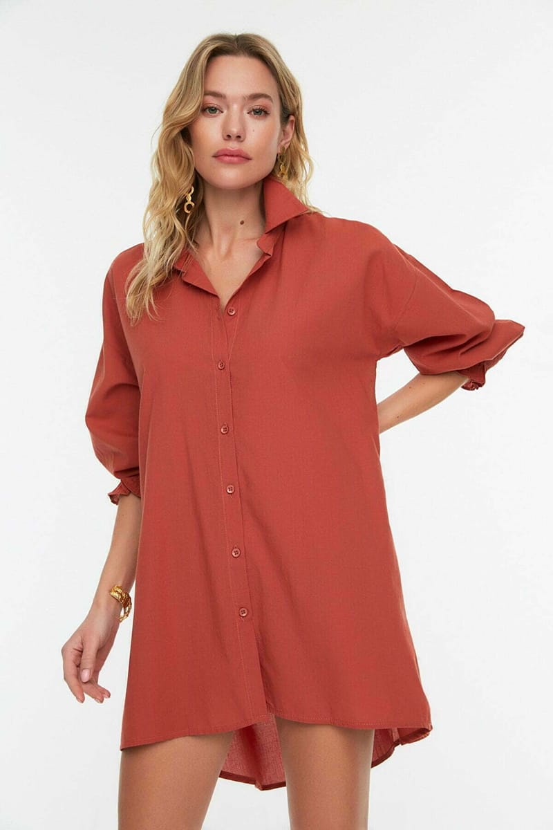 Casual A Line Flare Shirt - Shirts & Blouses 24