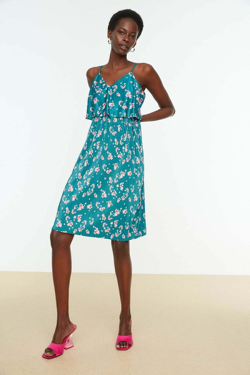 6_org_zoom Floral Print Overlay Dress - Mini Dresses 18