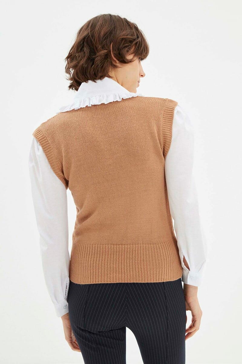 Woven Garni Knitwear Sweater - Sweaters 19