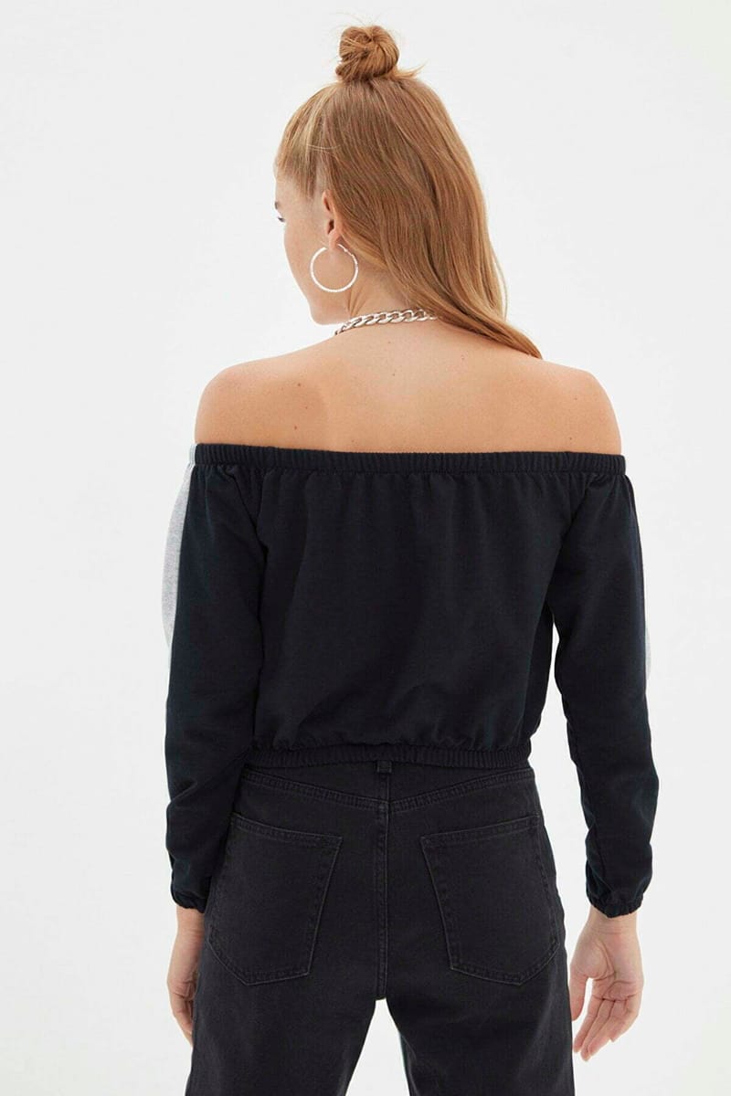 6_org_zoom Bardot Zip Detail Sweatshirt - Sweatshirts 49