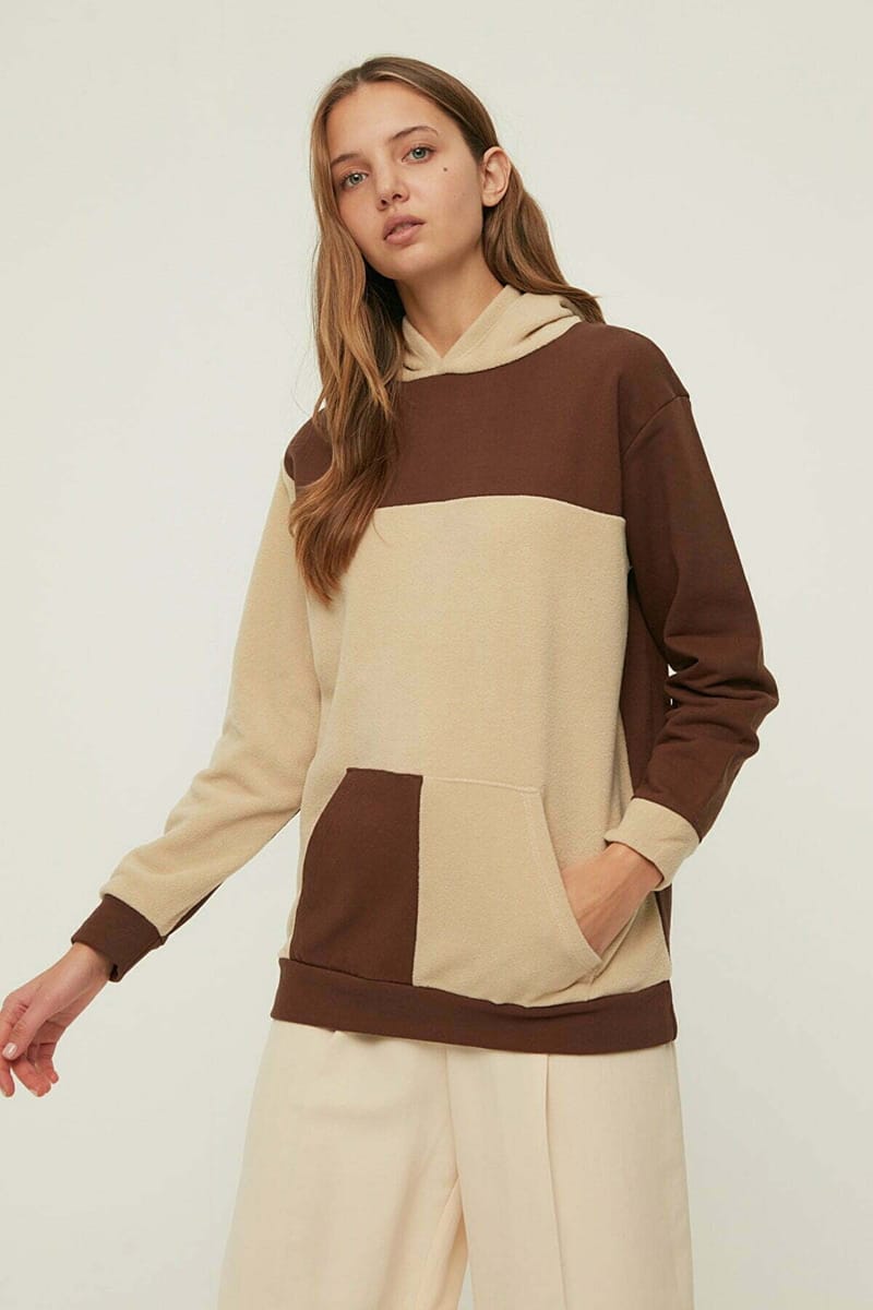 6_org_zoom Colorblock Pocket Detail Hoodies - Hoodies 23