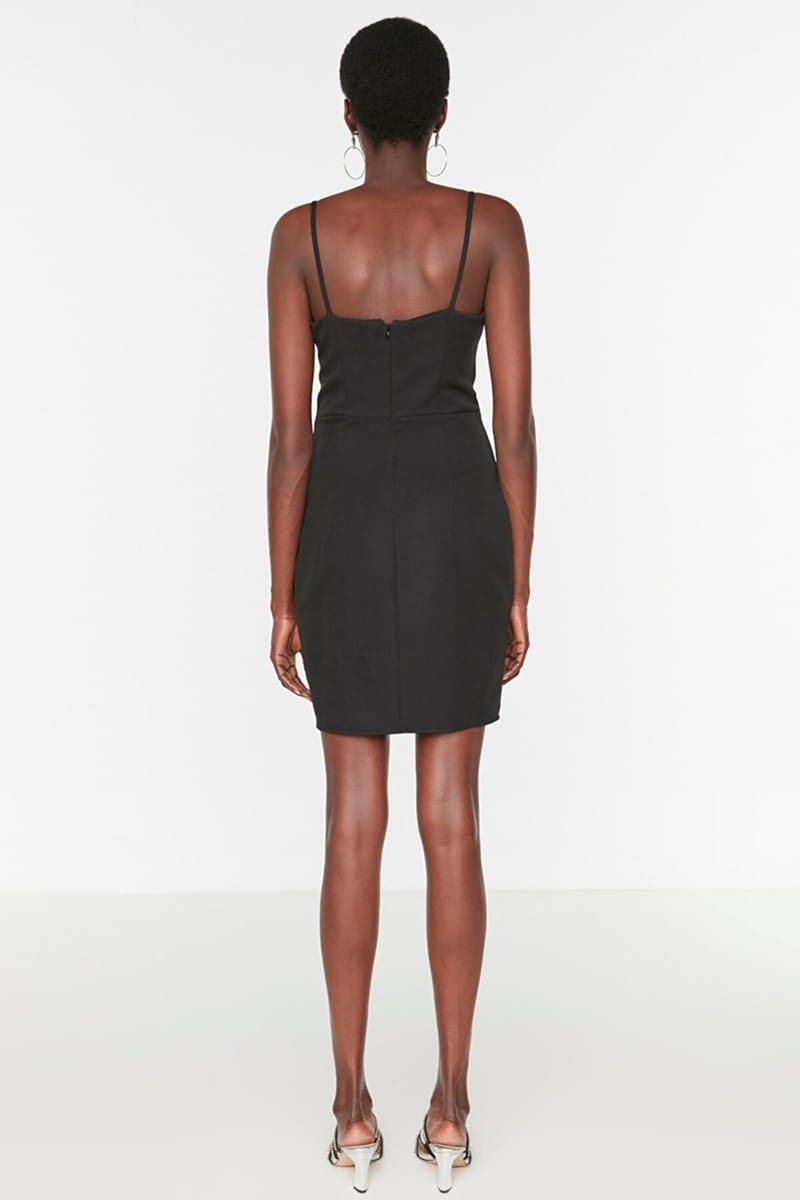 Sweetheart Neck Strappy Dress - Mini Dresses 24