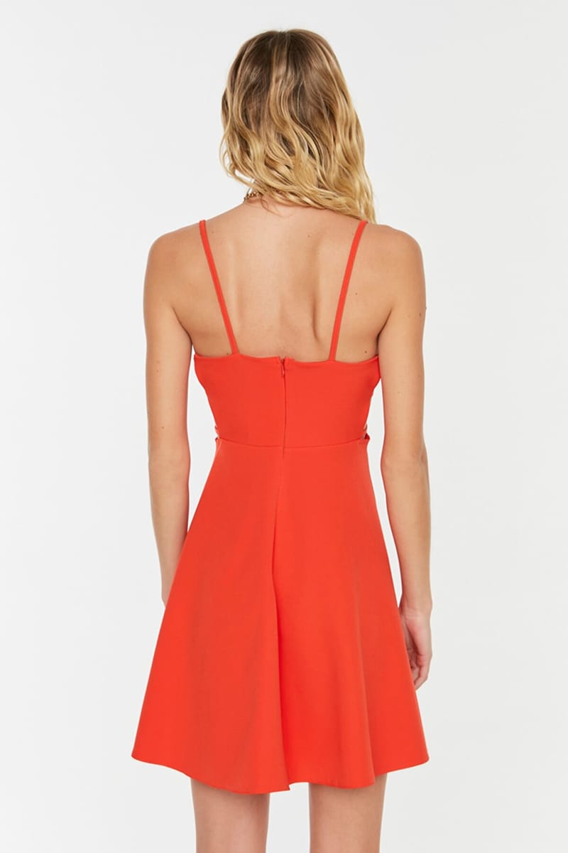 6_org_zoom Cut Out Detail Strappy Skater Dress - Mini Dresses 19