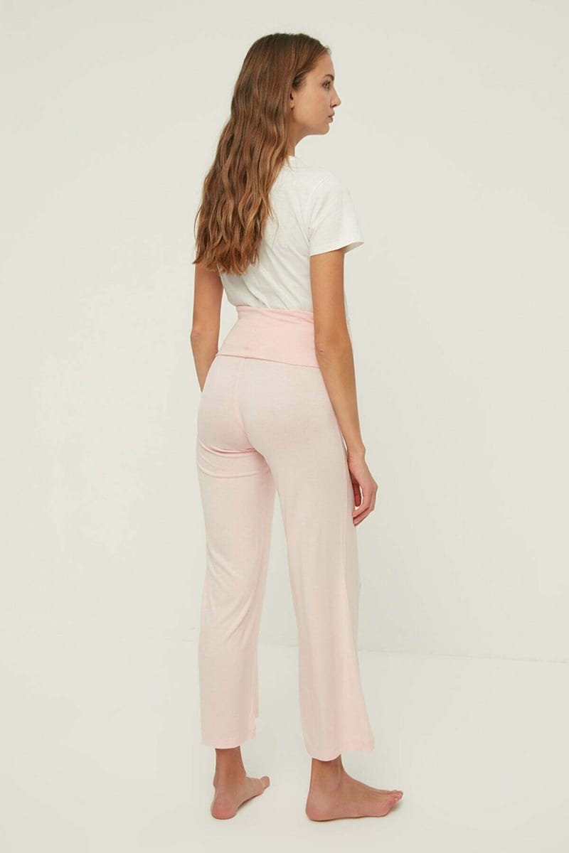6_org_zoom Wide Leg Knitted Maternity Trouser - Maternity Pants 28