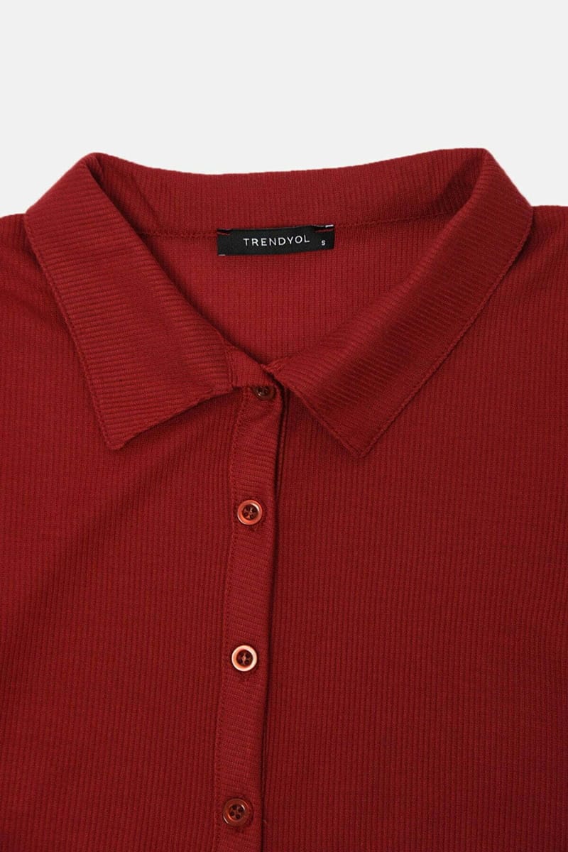Cut Out Detail Shirt Dress - Party Dresses 40