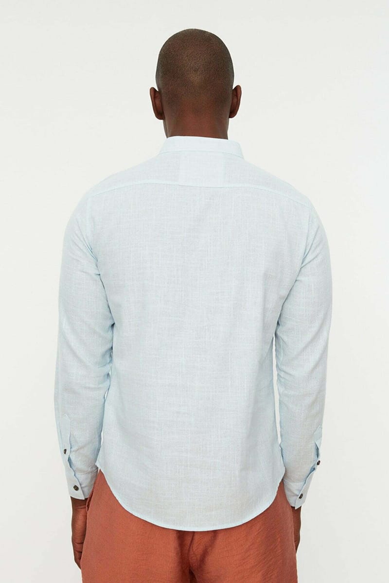 6_org_zoom Half Split Button Regular Fit Shirt - Long Sleeves Shirts 49