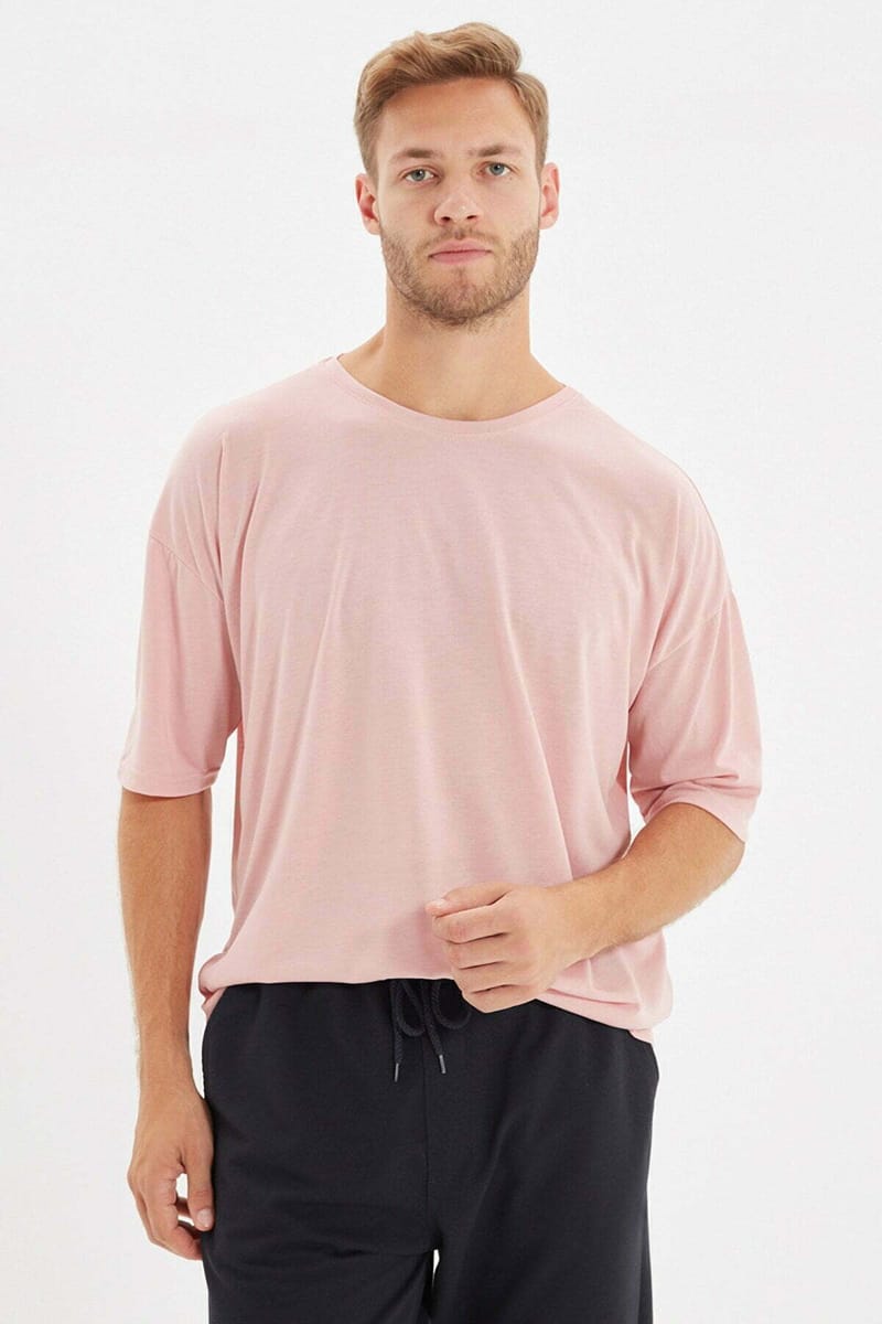 6_org_zoom Men's Crew Neck Oversize Short Sleeve T-Shirt - Short Sleeve T-Shirt 62