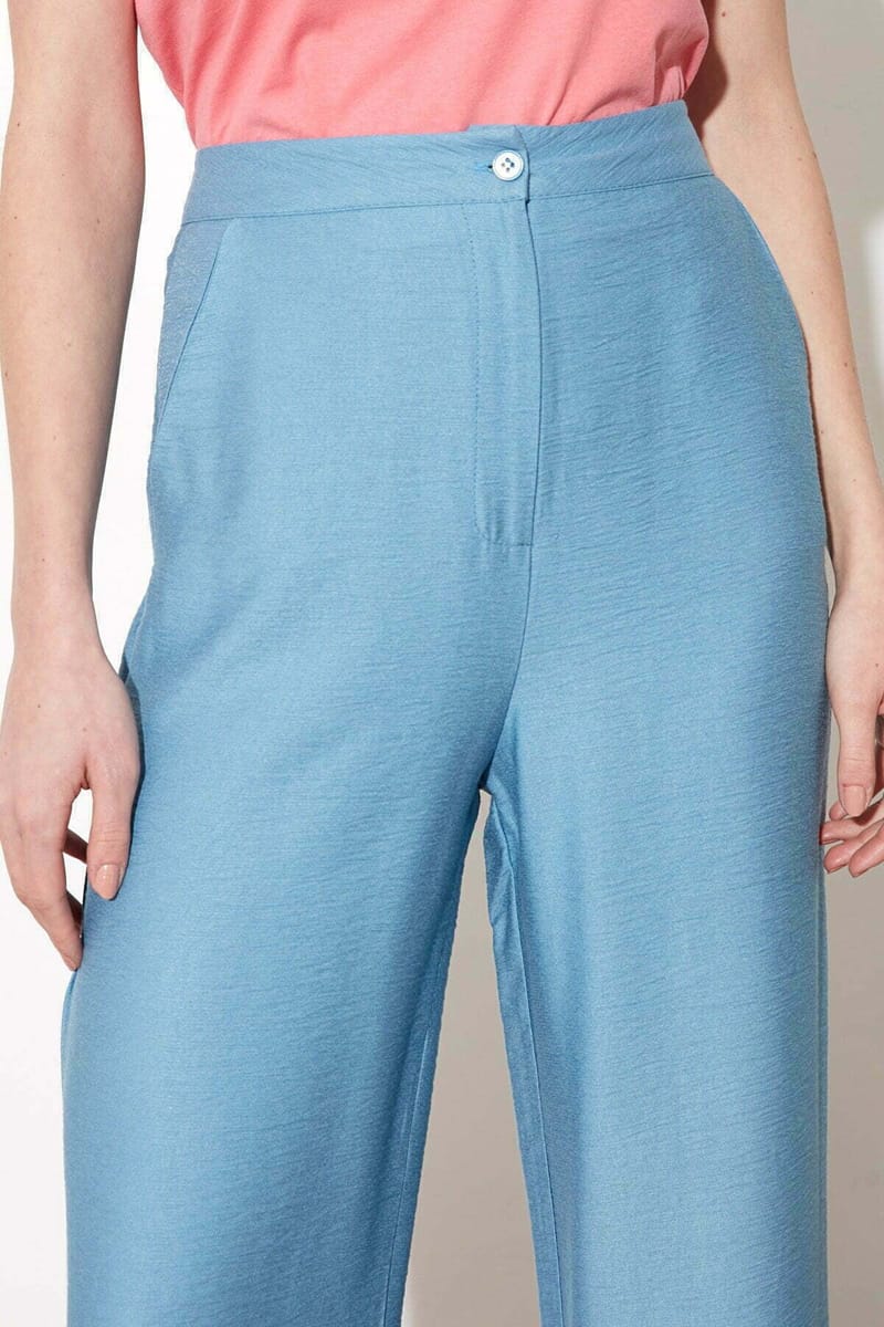 High Waist Wide Leg Pant - Formal Pants 74