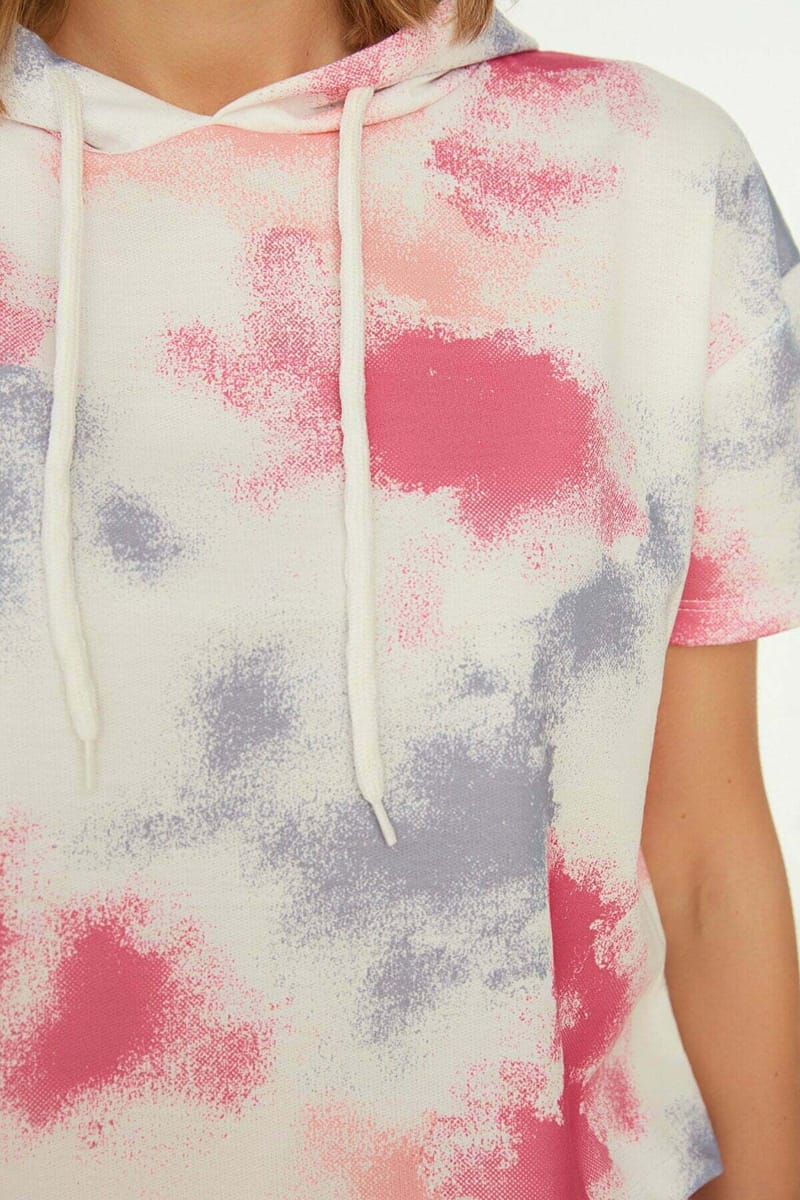 Tie Dye Hoodie & Shorts Set - Co-ord Sets 18