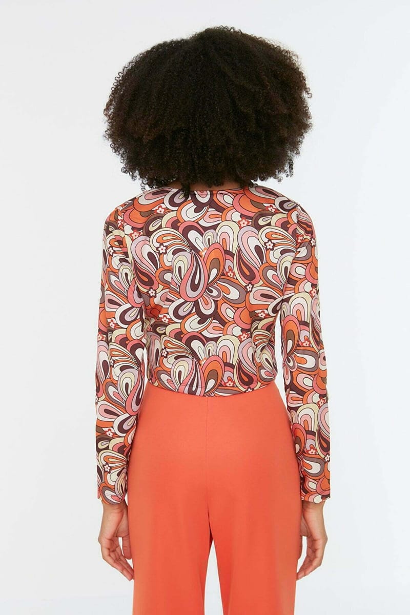 Printed Cropped Jacket - Casual Jackets 32