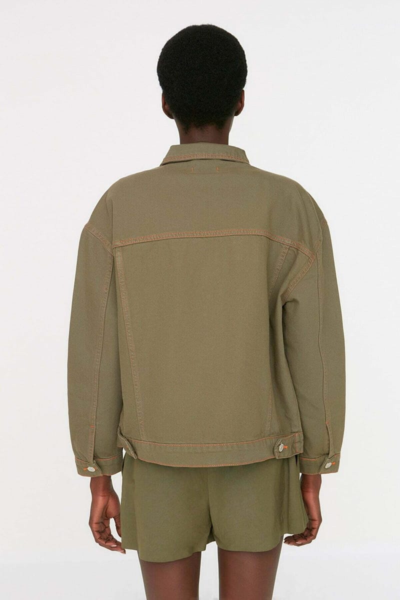 Solid Bomber Jacket - Denim Jackets 23