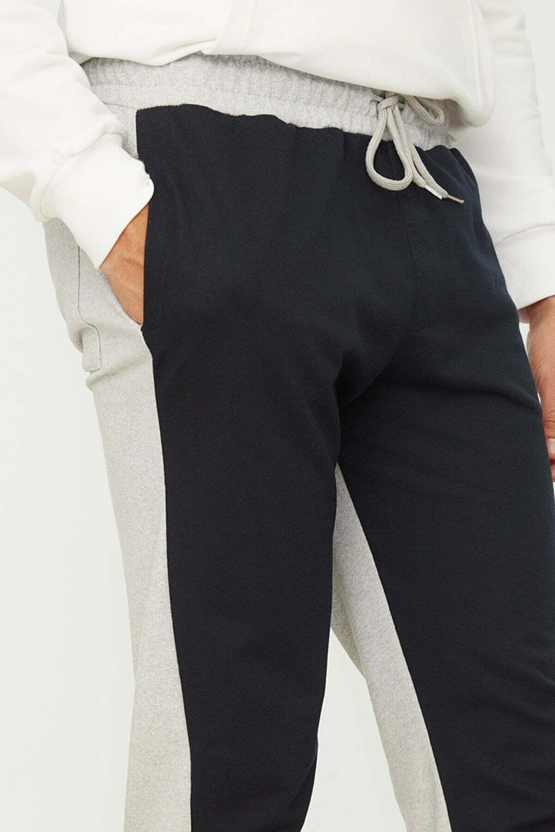 Color Block Cuffed Sweatpants - Sweatpants 29