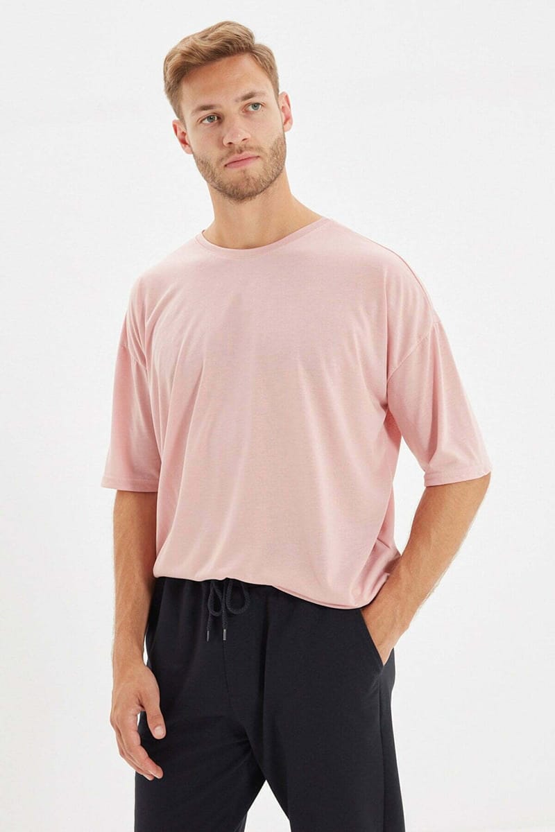 7_org_zoom Men's Crew Neck Oversize Short Sleeve T-Shirt - Short Sleeve T-Shirt 63