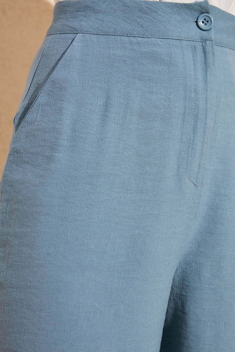 High Waist Wide Leg Pant - Formal Pants 68