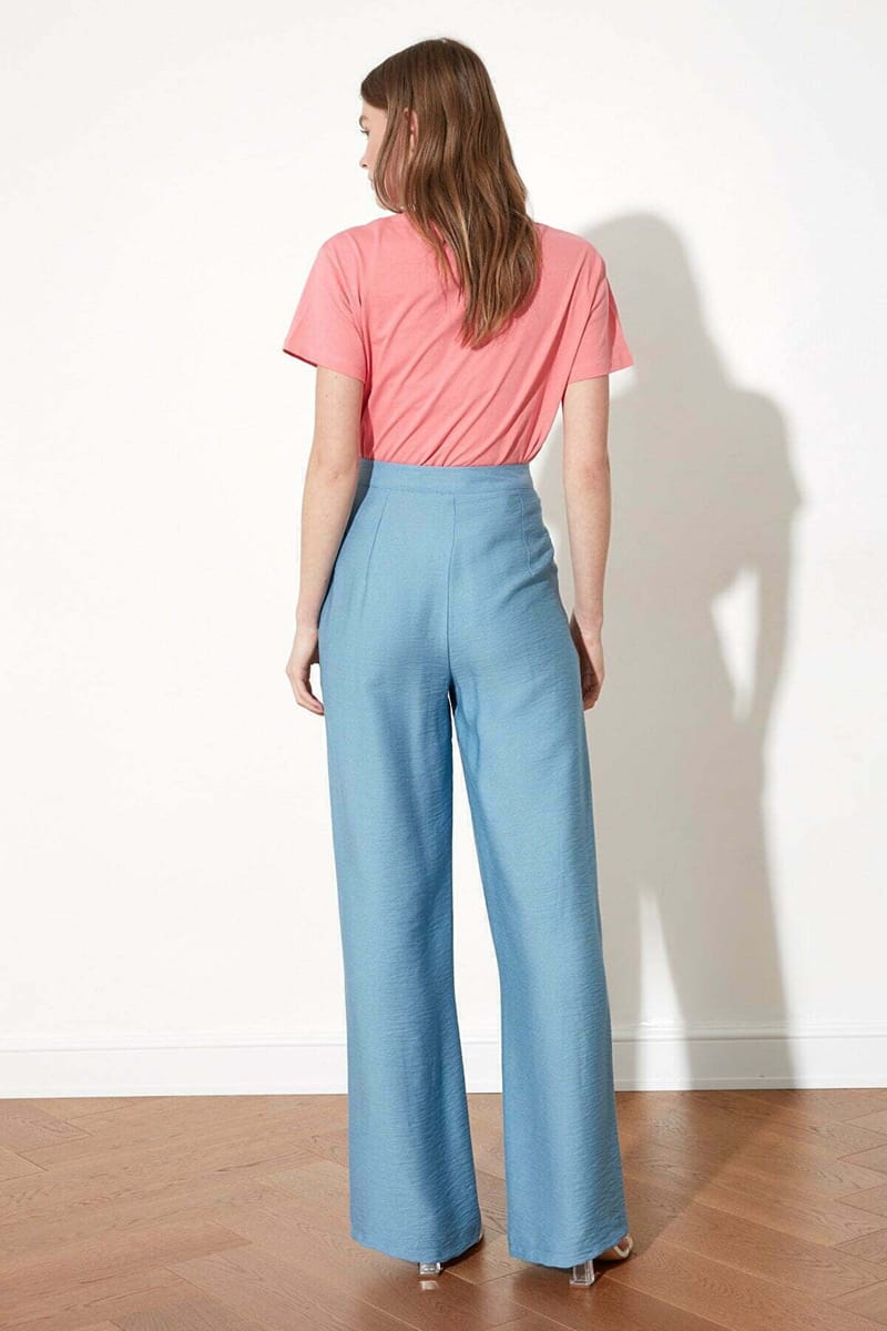High Waist Wide Leg Pant - Formal Pants 72