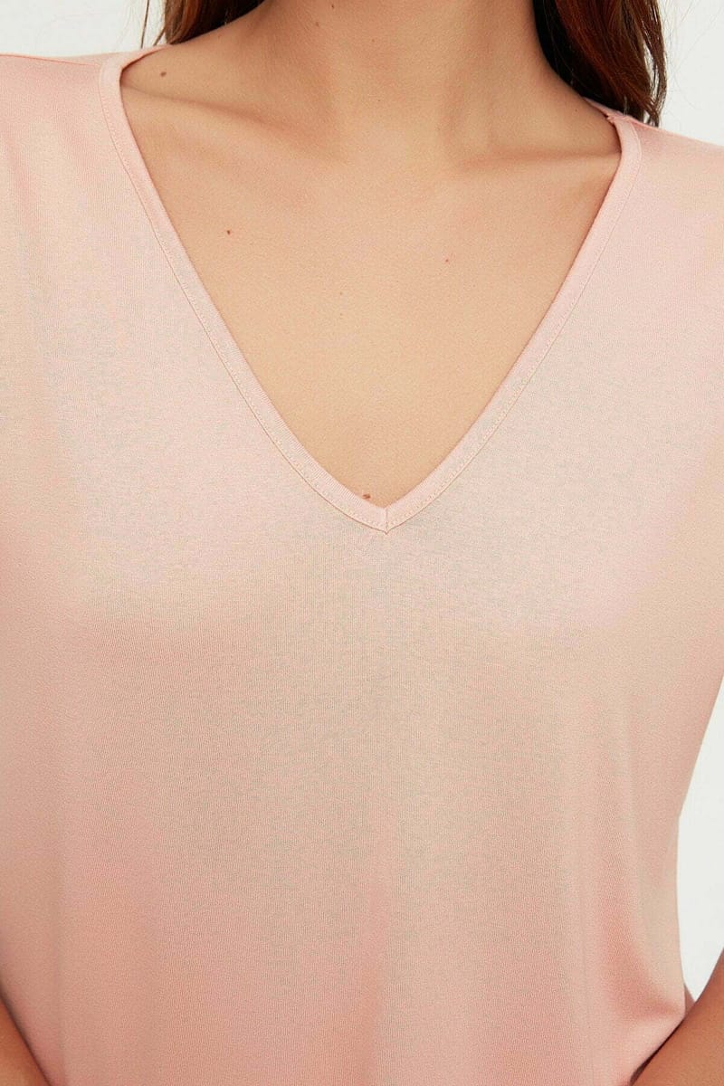 Pink Knitted Pyjama And Pants Women's Set - Co-ord Sets 27