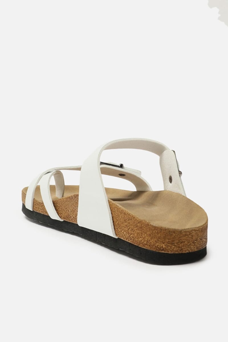 White Casual Flat Flip Flop Women's Footwear Casual Flat Sandals For Women - Casual Sandals 32